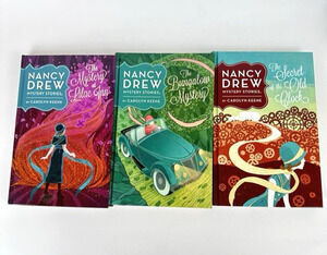 Nancy Drew Mystery Stories Caroline Keene Hardcover Books 1, 3, & 4 Lot 2014